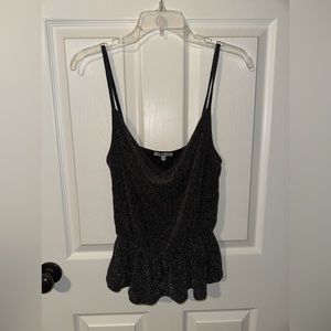 Black Shimmer Charlotte Russe Top